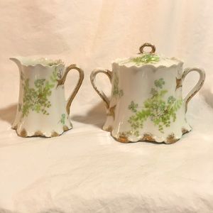 Haviland Limoges Sugar and Creamer